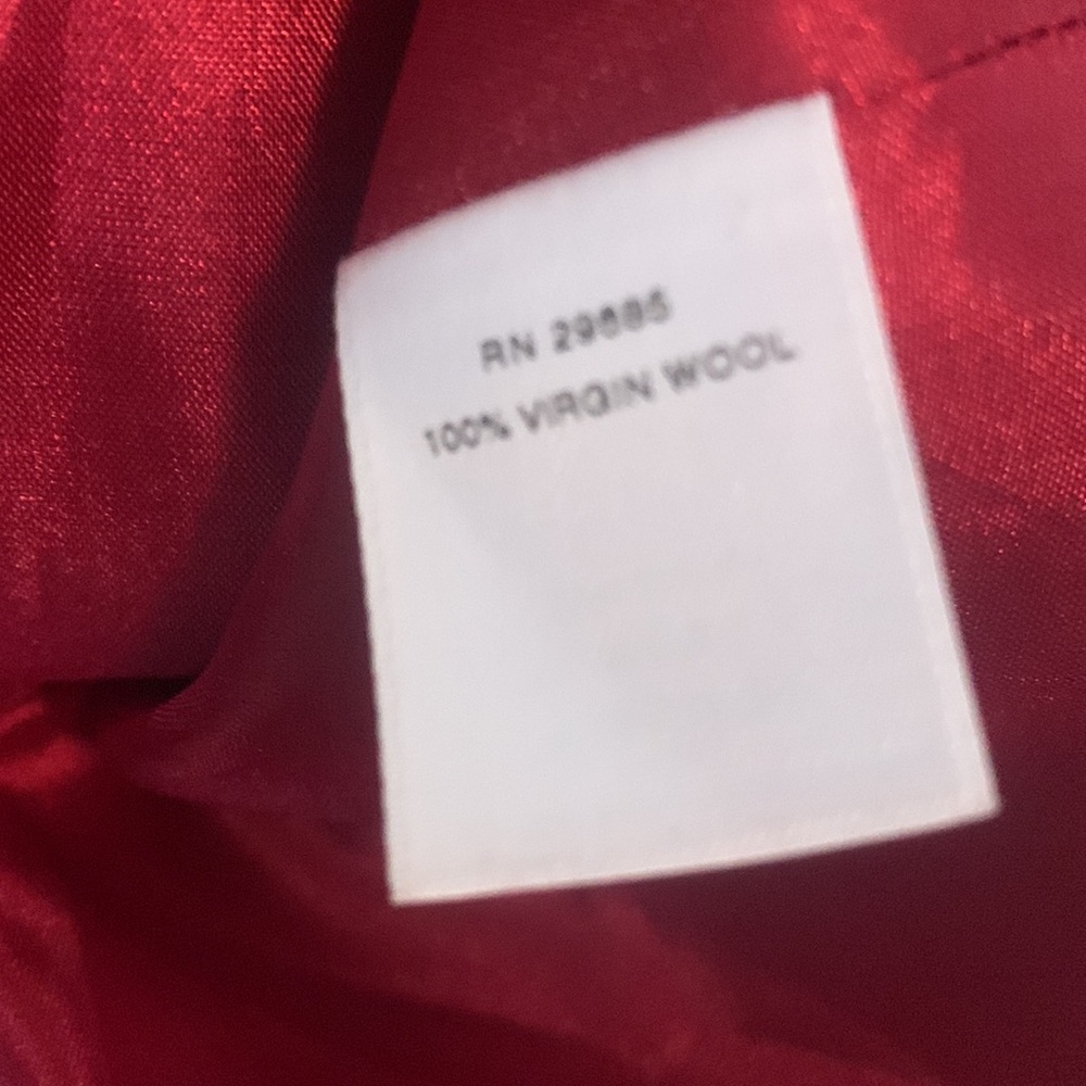 Pendleton Red Wool Blazer - Picture 3 of 4